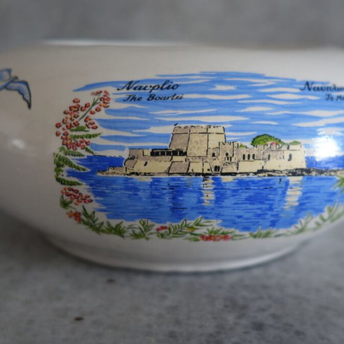 Ceramic ashtray from Nafplio like new