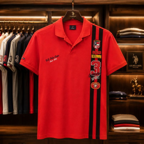 U.S. Polo ASSN red shirt, size L