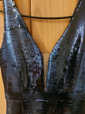 Mind Matter blue mini sequin dress like new