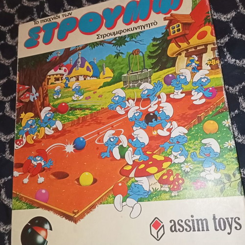 The Smurfs Game Smurf Hunting Board Game by Assim Toys