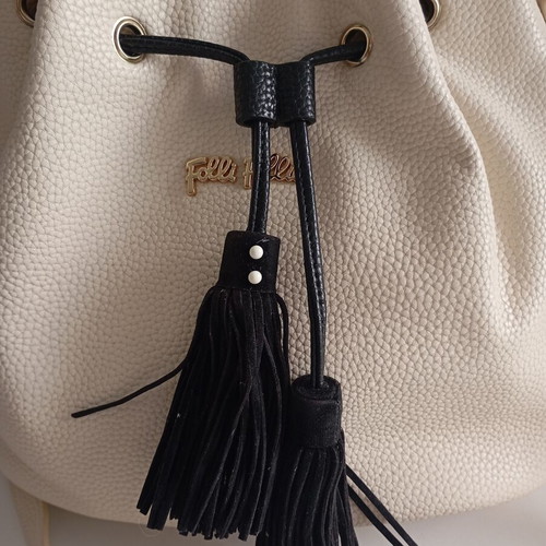 Folli Follie shoulder bag like new, ecru color