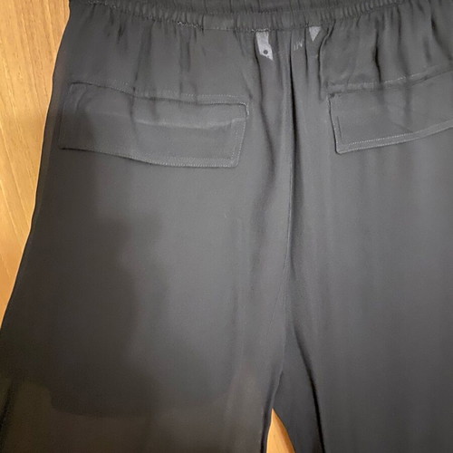 Zara Sheer Pants with Shorts Lining New, Black, Size L