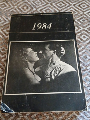 Collectible 1984 Annual Calendar used, Greek Old Cinema
