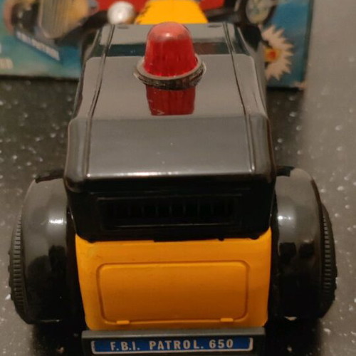 Tin toy FBI LYRA no 650 used with missing parts