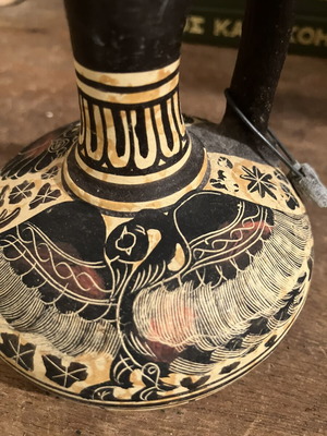 Small ceramic vase museum replica