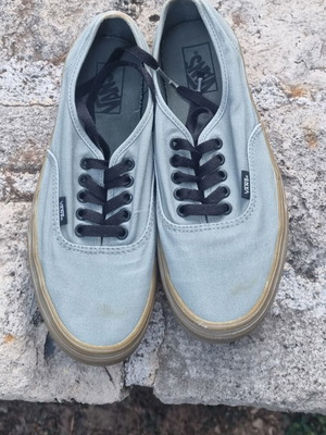 Vans casual shoes size 41 used, green with color wear
