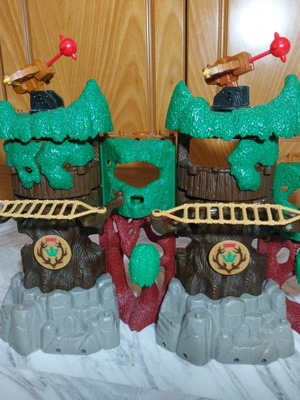 Fisher-Price Imaginext Lost Fortress комплект с фигури употребяван