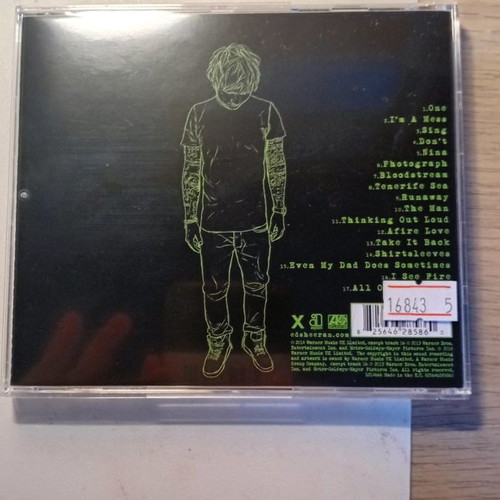 X Ed Sheeran CD slightly used, pop