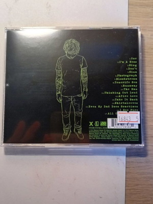 X Ed Sheeran CD slightly used, pop