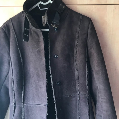 Mouton Coat Like New, Size Small-Medium, Brown