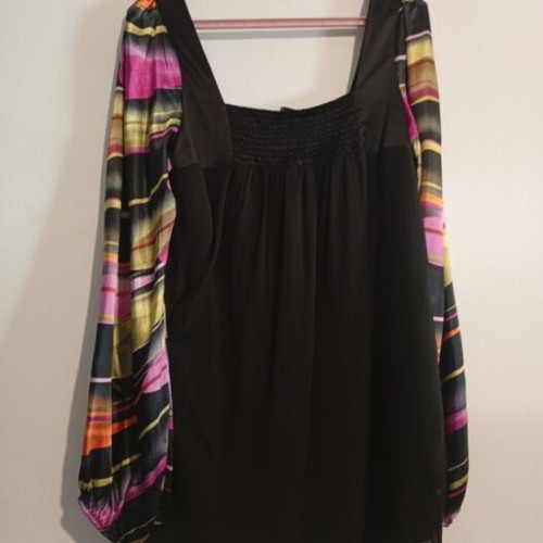 Blouse with unique sleeves size medium new
