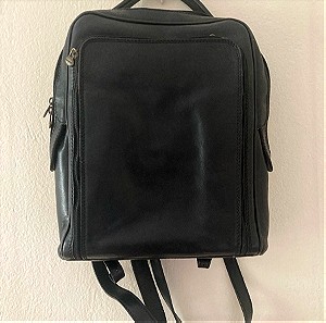 Μαύρο Δερμάτινο backpack