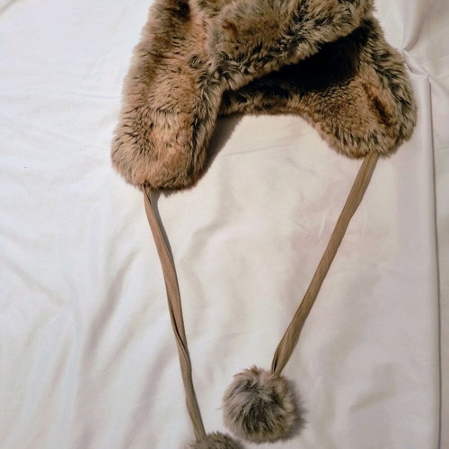 Fur hat with ears new
