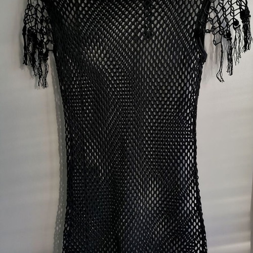 R.Capola mesh blouse new size S/M, black