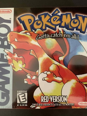 Pokemon Red Nintendo Game Boy καινούργιο, σφραγισμένο, repro
