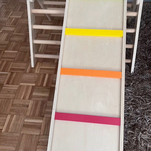 Montessori Climbing Set with Climbing and Slide like new