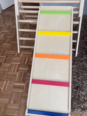 Montessori Climbing Set with Climbing and Slide like new