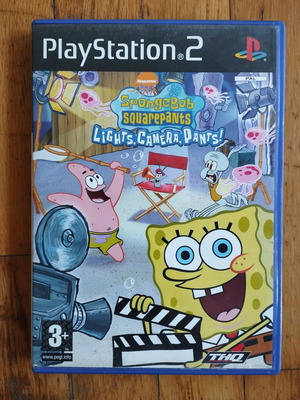 SpongeBob Squarepants Lights Camera Pants! PS2 μεταχειρισμένο πλήρες