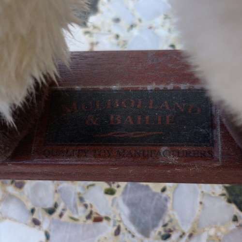 Vintage Mulholland & Bailie rocking horse used with wooden base