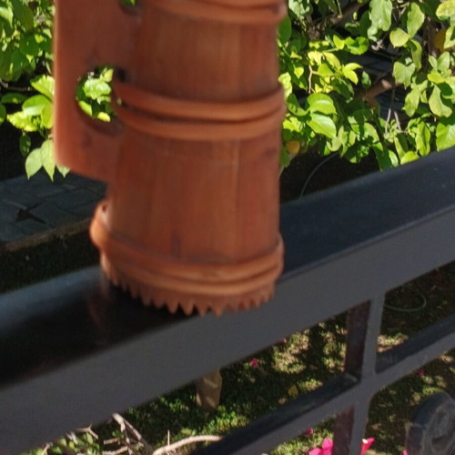 Wooden traditional handmade vessel like new