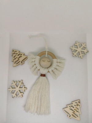 Macrame Christmas ornament made to order