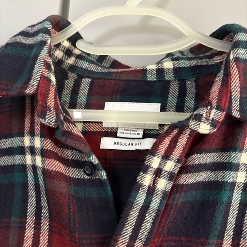 Pull & Bear plaid shirt Large like new