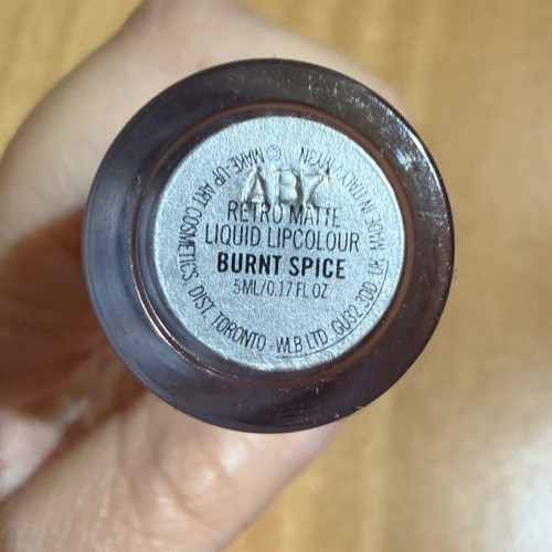 Mac Retro matte liquid lipcolour lipstick in Burnt Spice like new