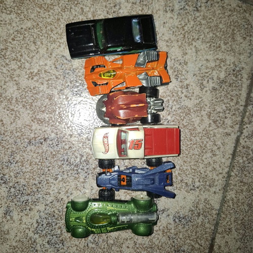 Hot Wheels set of used vintage cars