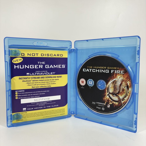The Hunger Games Catching Fire and The Hunger Games 2-Movie Set Blu-ray like new with subtitles