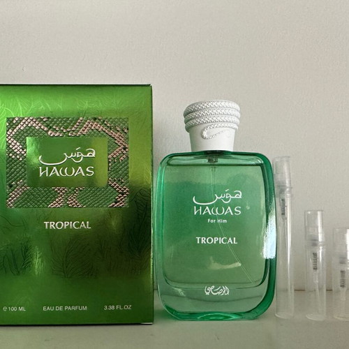 Hawas Tropical Eau de Parfum tester decants like new