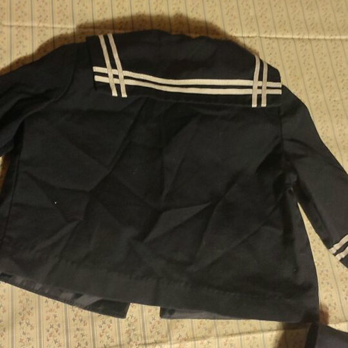 Sailor costume for baby 6-9 months like new with hat, overalls and jacket