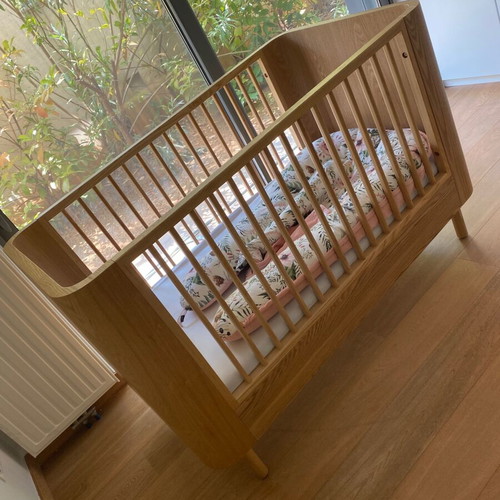 Lingea Kids Yume Convertible Baby Cot like new, 140x70 cm