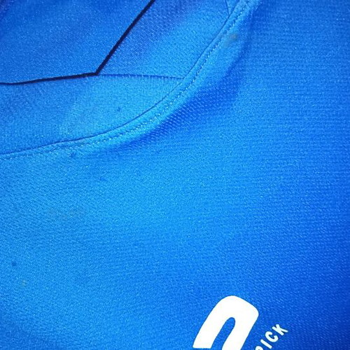 Athletic jersey used, size S, blue with white details