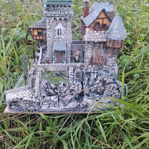 Handmade castle new, unique decorative art piece
