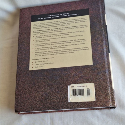 Operations Management & Business in Context books, English