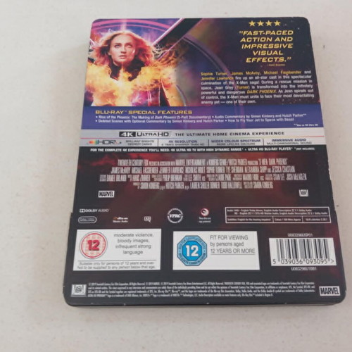 X-Men Dark Phoenix Steelbook 4K Ultra HD Blu-ray used