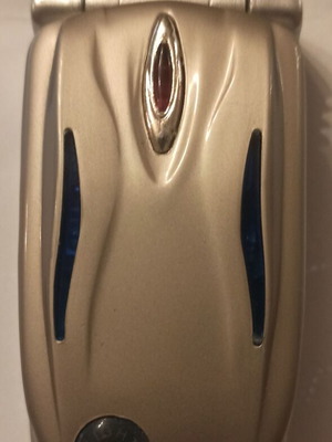 Mobile-shaped lighter used, needs refilling