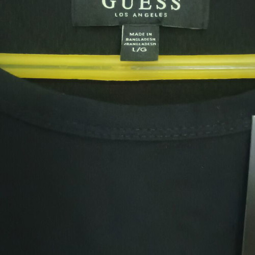 Guess sleeveless shirt new, black, size L