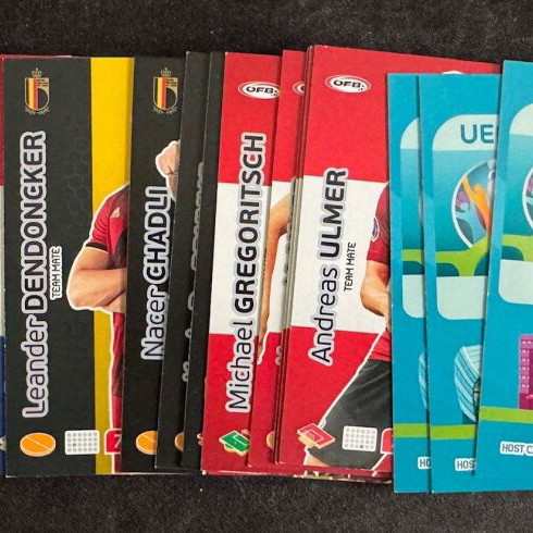 Euro 2020 Adrenalyn XL cards like new, Panini collection with Limited Edition