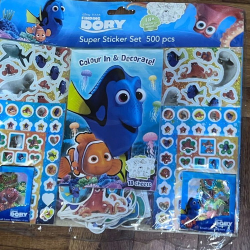 Finding Dory Colorbook stickers and coloring book new
