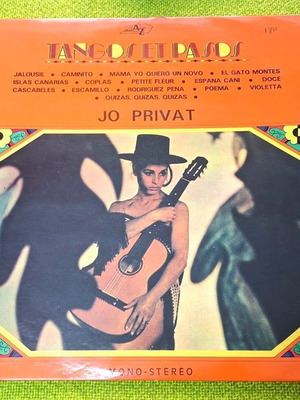 Jo Privat Tango Et Pasos Musette LP употребяван, латино жанр