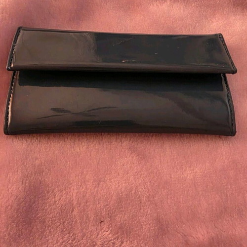 Lustrini tobacco pouch dark blue like new with zipper