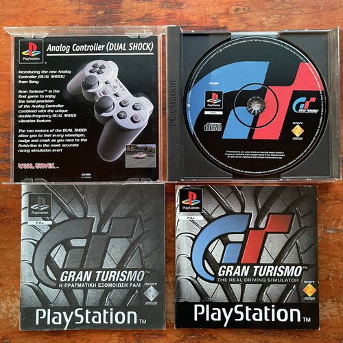Gran Turismo 1 PlayStation 1 PS1 game like new with Greek menu