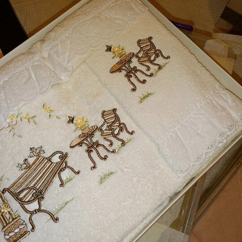 Towel set new, body face and hands