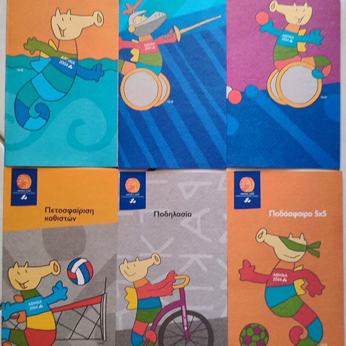 Collectible Brochures of 19 Paralympic Sports Athens 2004 New