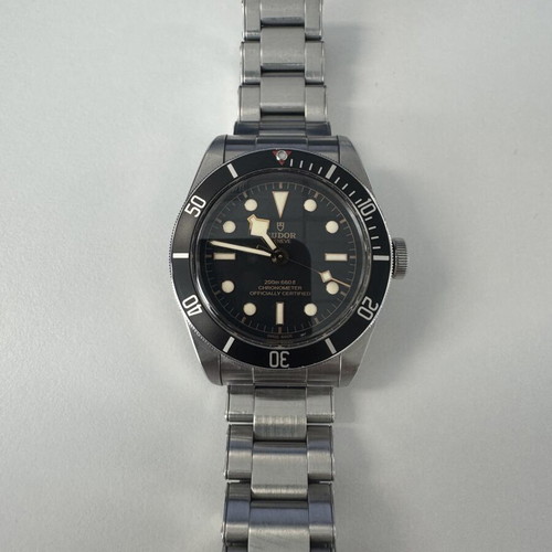 TUDOR Black Bay wristwatch used, 41mm, full set with box and documents