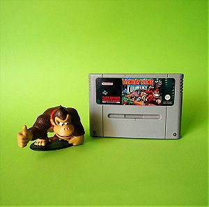 Donkey Kong Super Nintendo & Figure