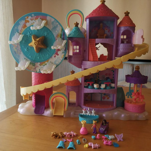 Mattel Polly Pocket Rainbow Amusement Park playset
