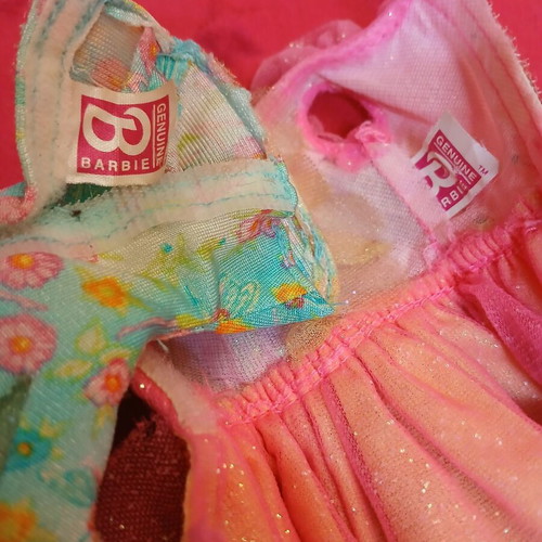Barbie doll dresses, set of 2 fairy dresses