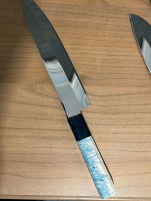 Gyuto knife 33cm Japanese style new, stainless steel